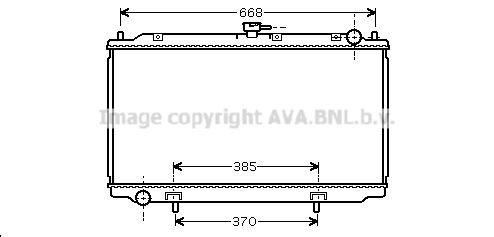 AVA QUALITY COOLING radiatorius, variklio aušinimas DN2220